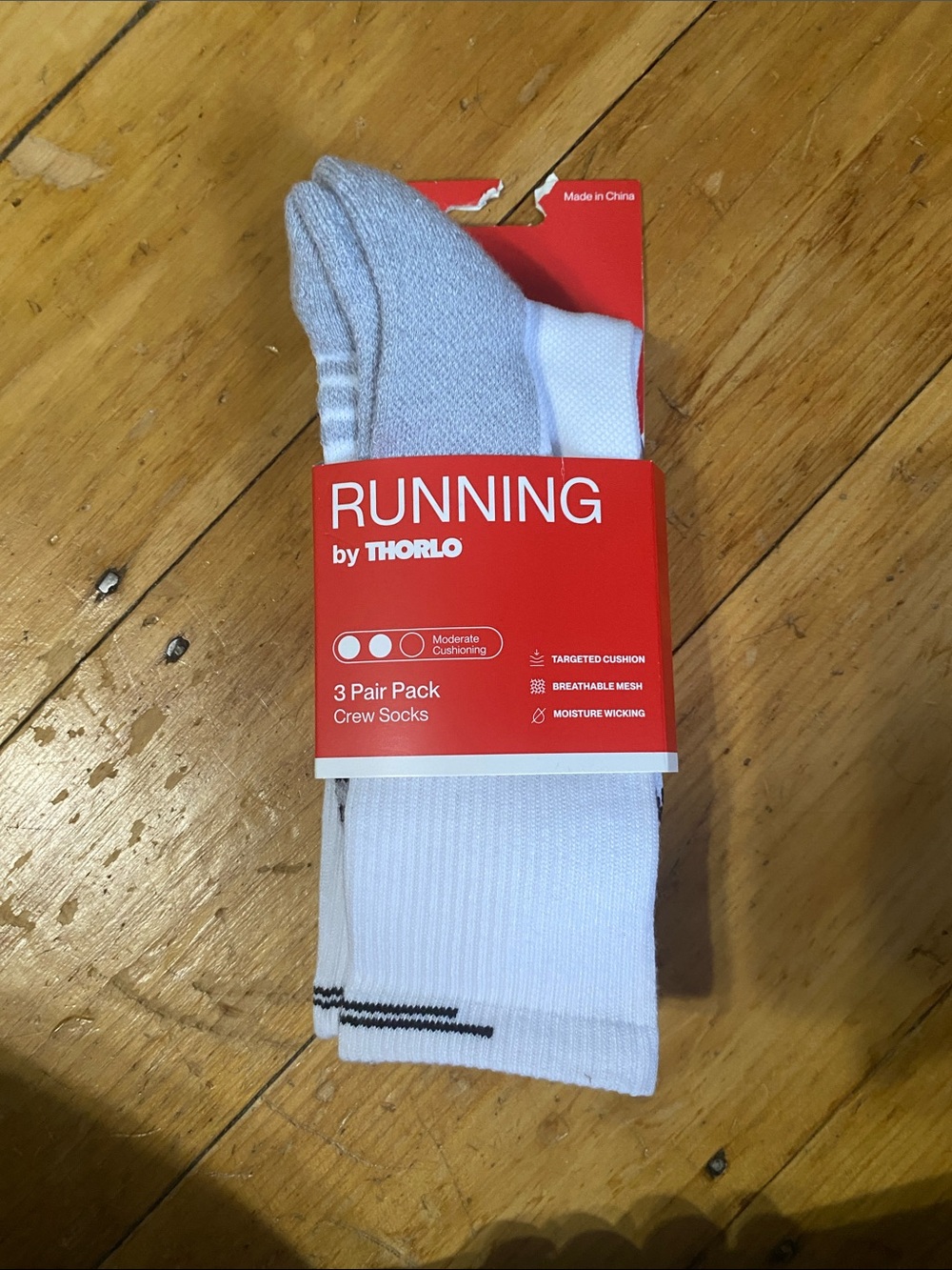 Thorlo Mens Running Crew Socks - retails $26 mens 7-12